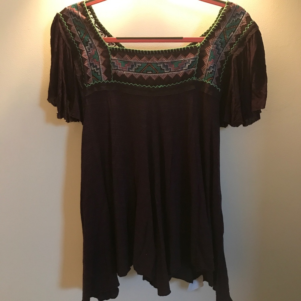 free people embroidered top